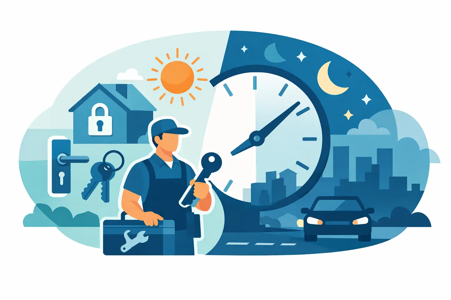 Are Locksmiths 24/7? What to Expect