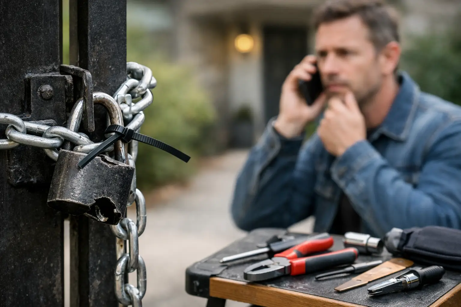 How to Secure a Snapped Lock Before Help Arrives