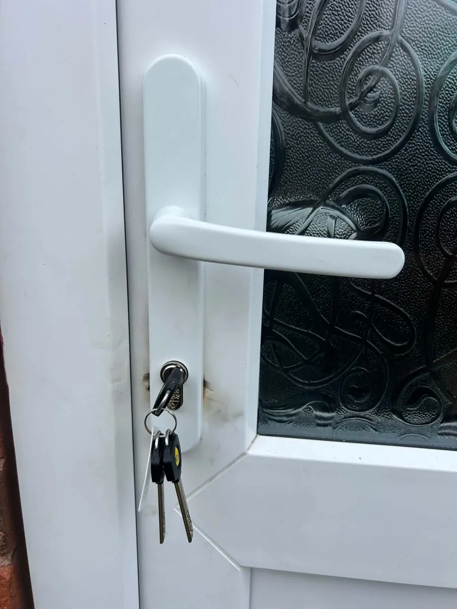New lock fitted after burglary repair by DGM Locksmiths