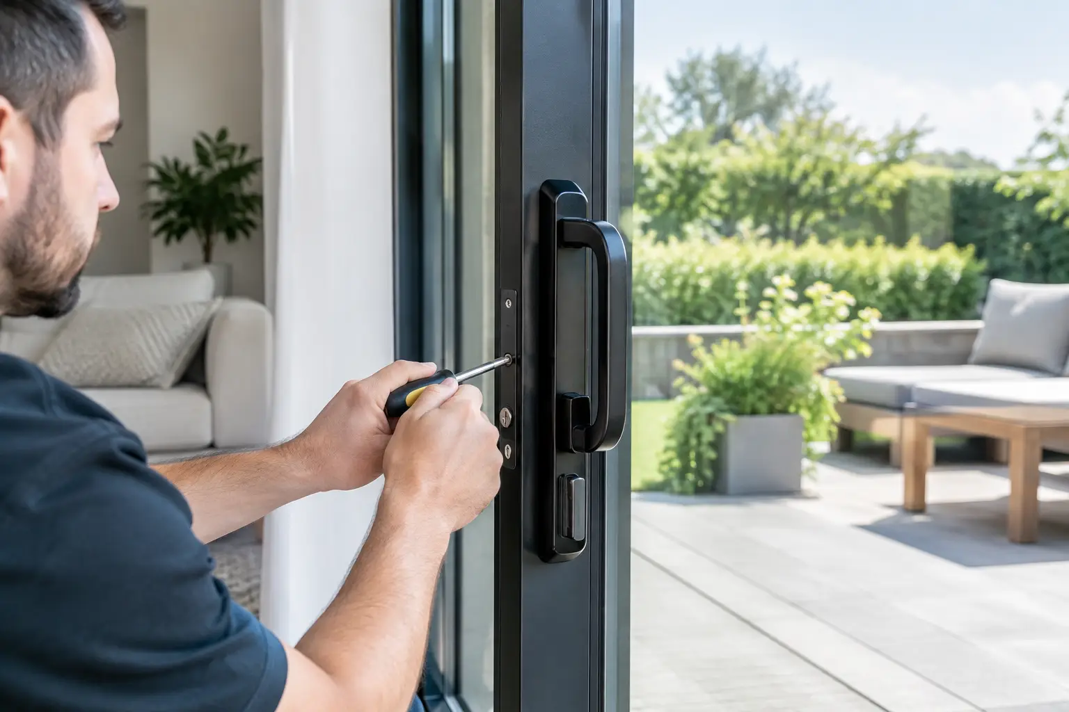 How to Secure Patio Door Without Weak Points